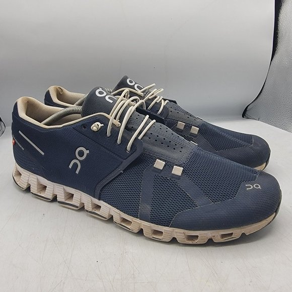 On Cloud 5 Mens 13 Blue Athletic Running Shoes Lightweight Casual Comfort - Picture 1 of 14